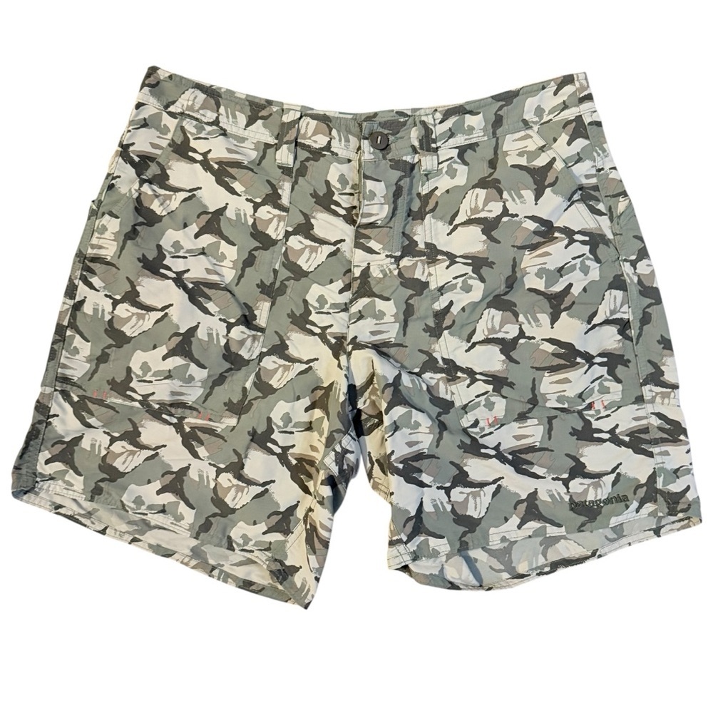 Patagonia Wayfarer Stand Up Swim Board Shorts - Camouflage Green 33